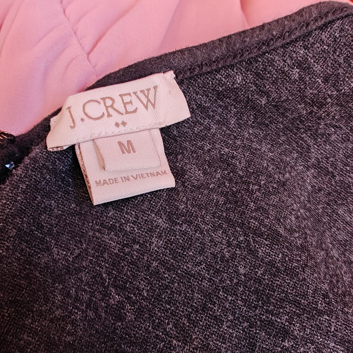 Charcoal Sleeveless Shift Dress