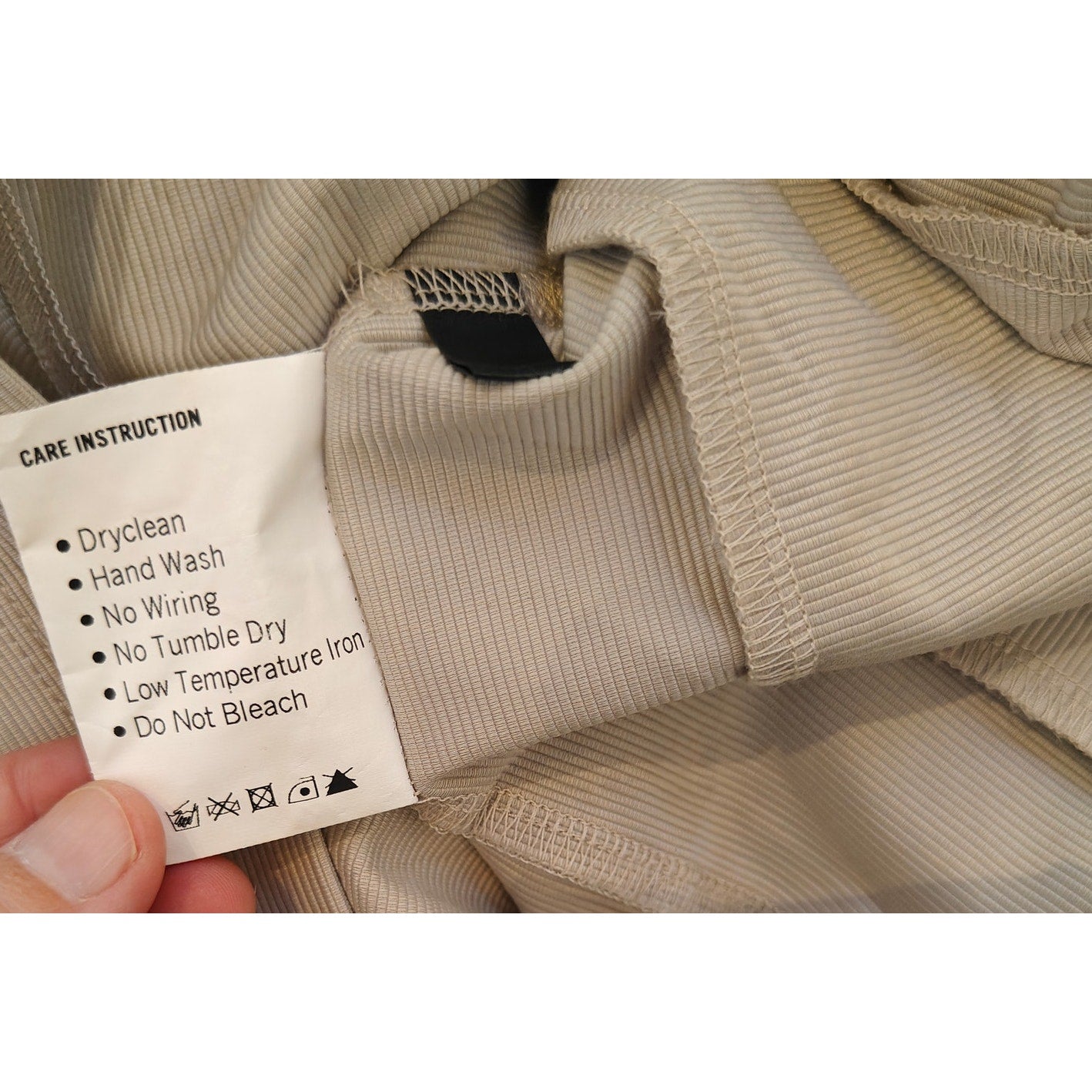 Nude Zip Front Bodycon Dress With Open Back