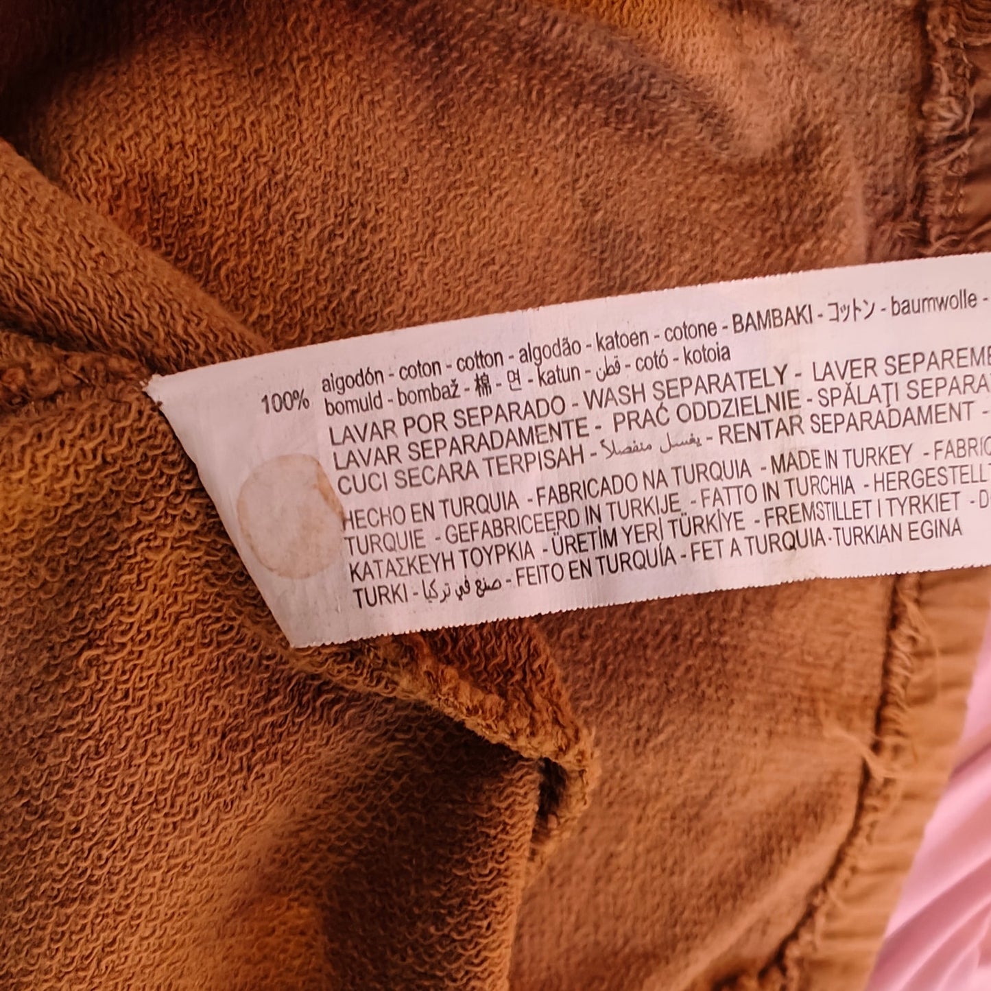 Mustard Long-Sleeve Sweatshirt Dress