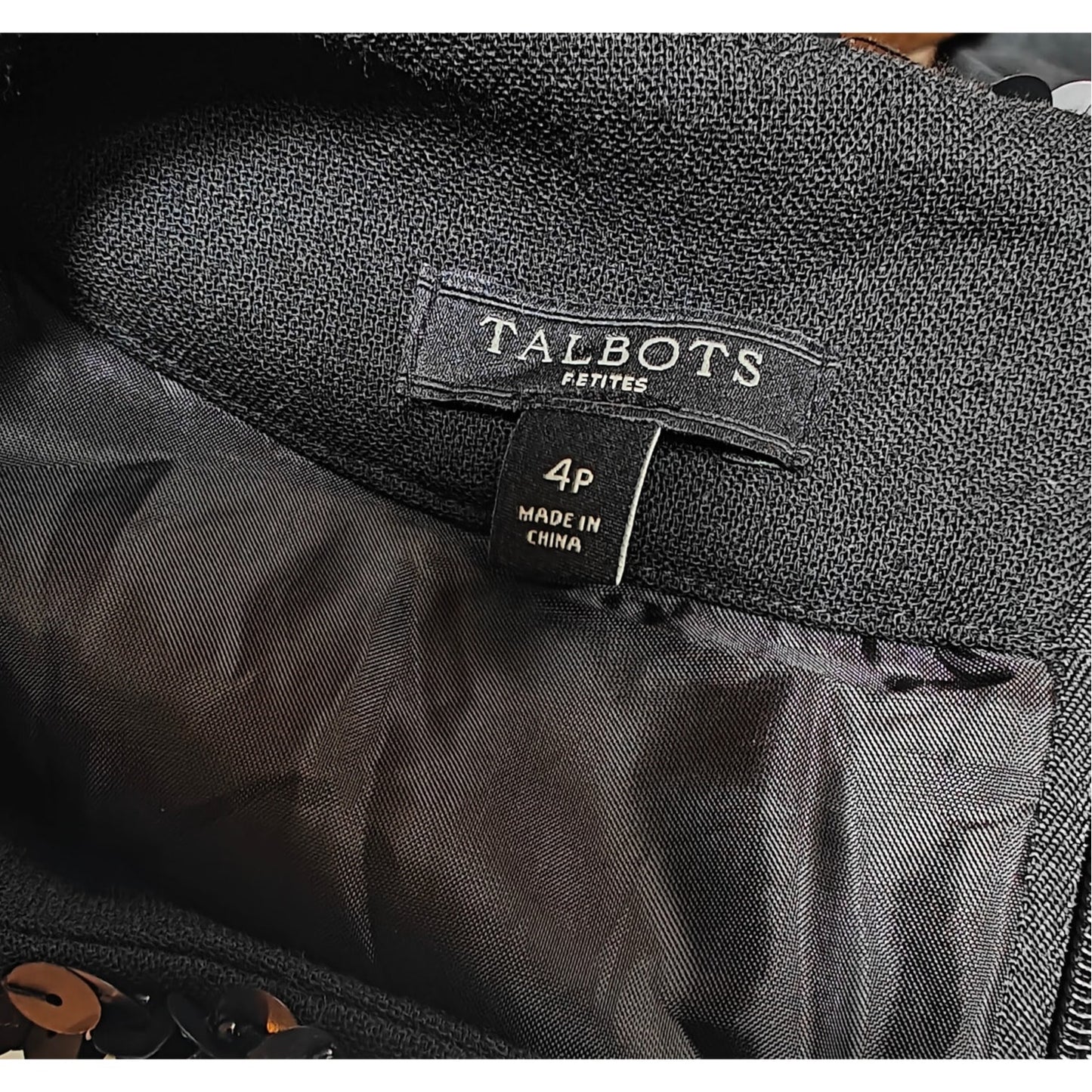 Black Embellished Neck Sheath Dress