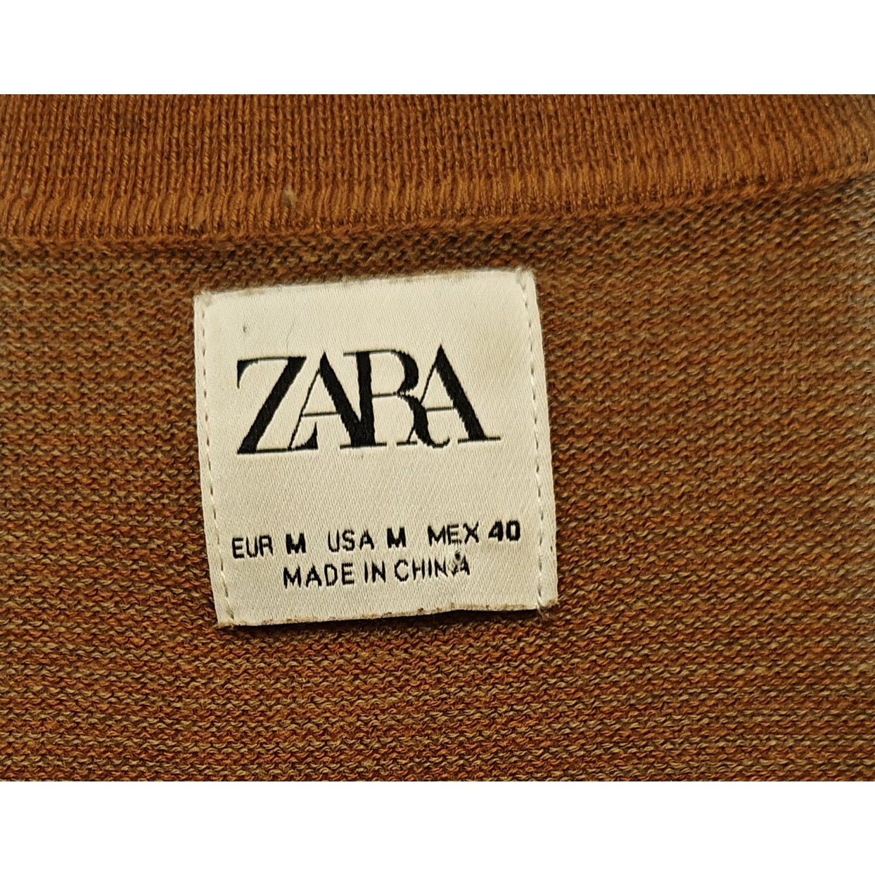 Brown Knit Short Sleeve Polo Shirt