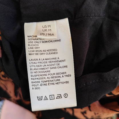 Floral Linen Backless Maxi Dress