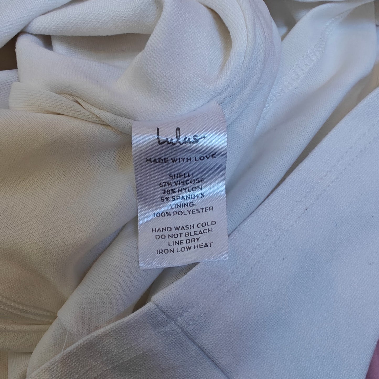 White Draped Tulip Hem Mini Dress