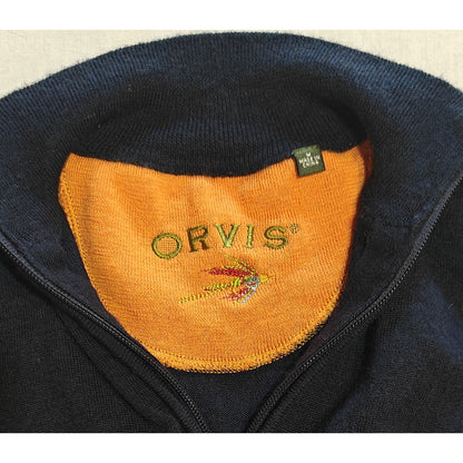 Navy Quarter Zip Sweater Vest