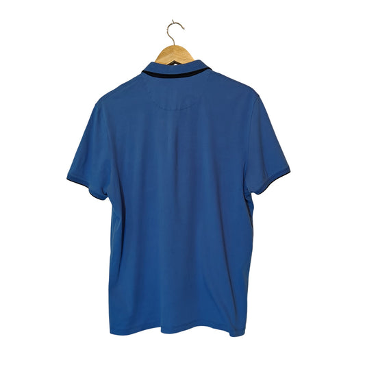 Blue Short Sleeve Polo Shirt
