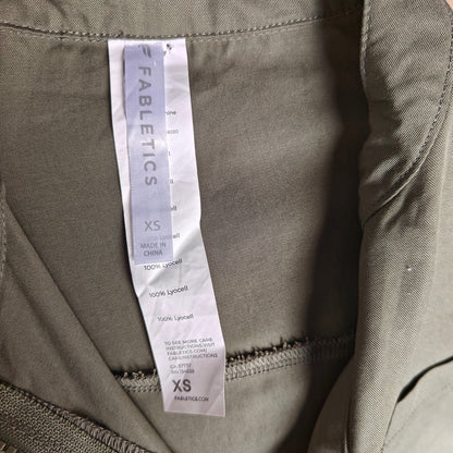 Olive Green Lyocell Utility Jumpsuit