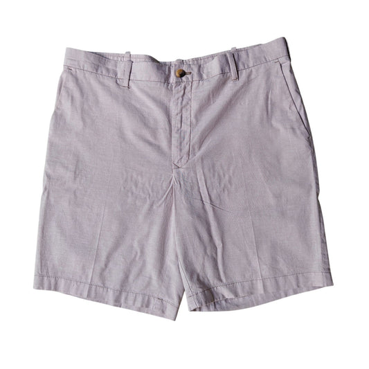Khaki Linen-Blend Chino Shorts