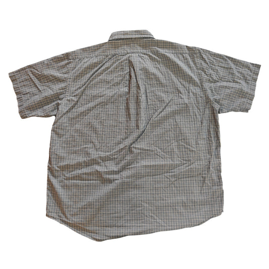 Plaid Short Sleeve Button Down Shirt