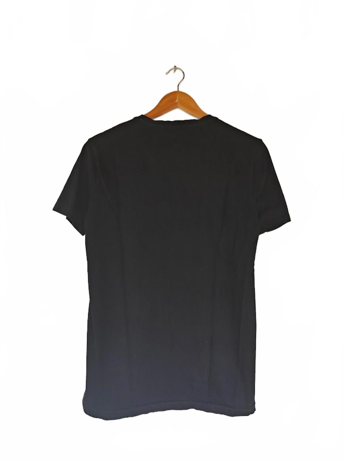 Men’s Black V-Neck Slim Fit Tee