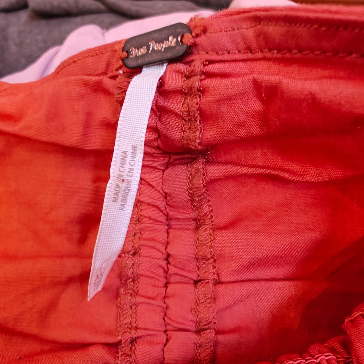 Orange Ruched Halter Mini Dress