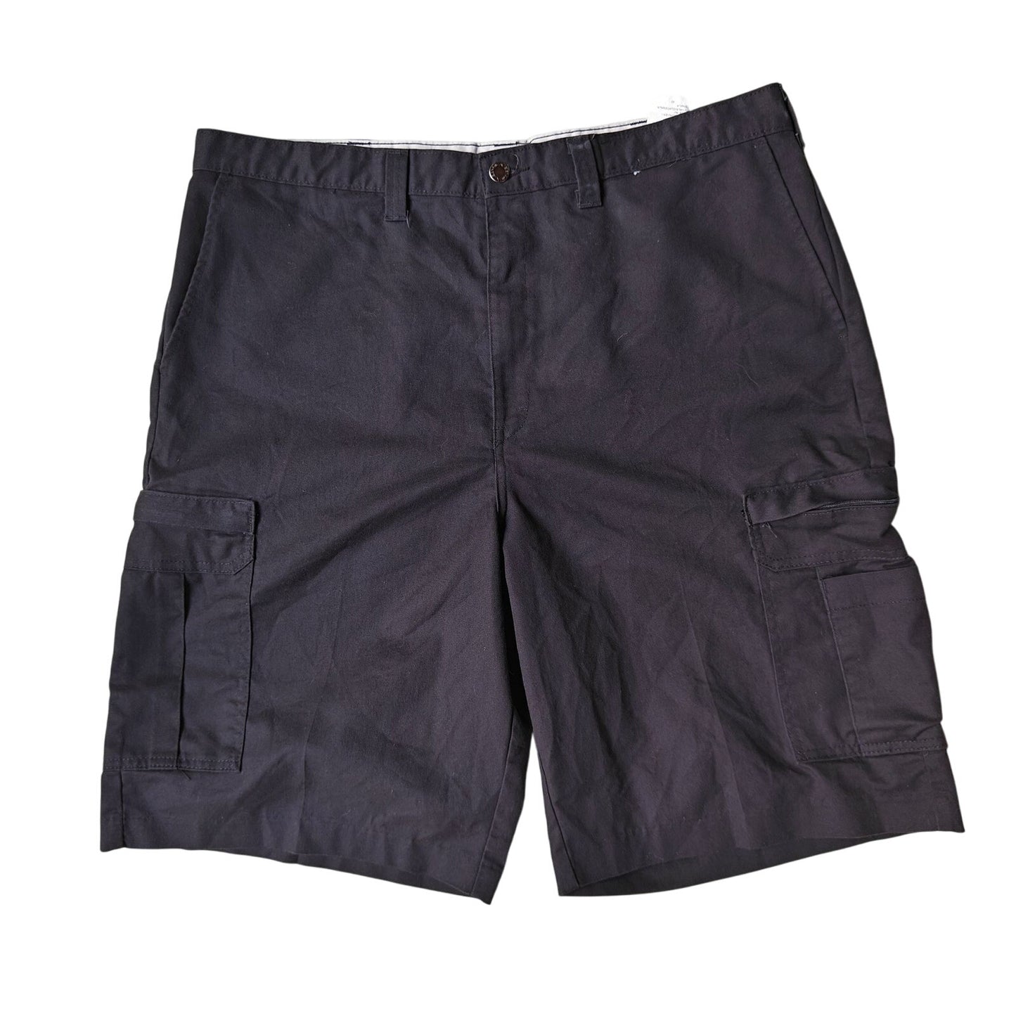 Black Cargo Work Shorts