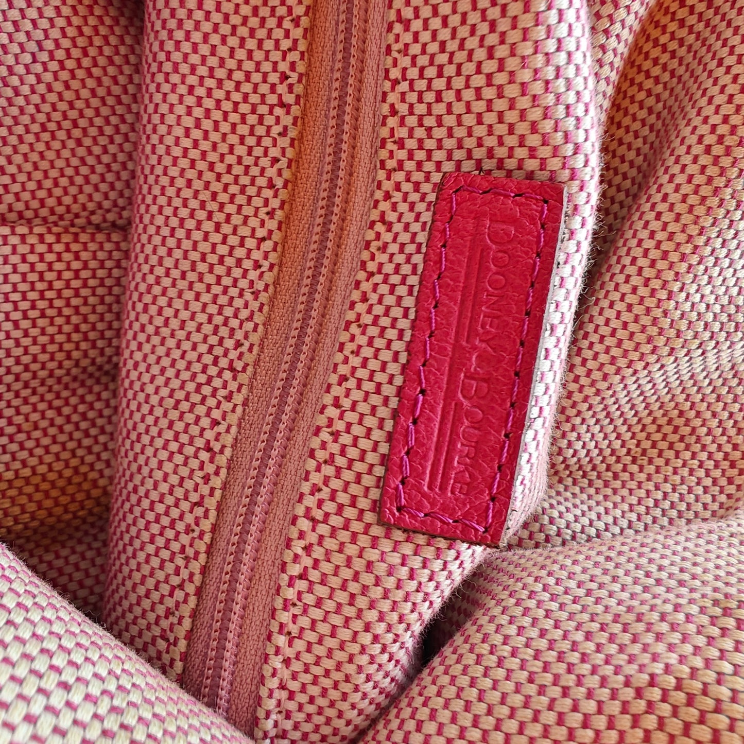 Pink Leather Hobo Bag