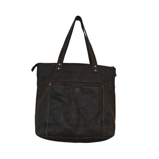 Black Genuine Leather Shoulder Bag