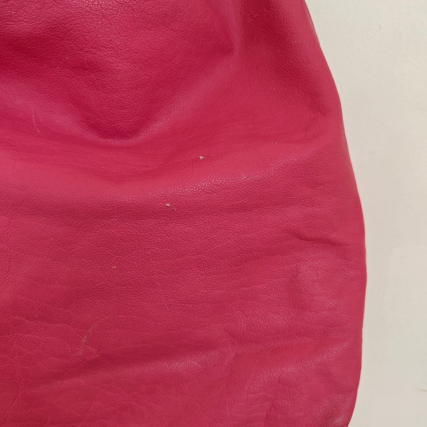 Pink Leather Hobo Bag