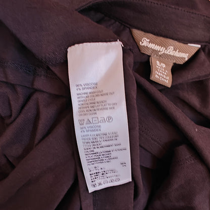 Black Faux Wrap Dolman Sleeve Dress