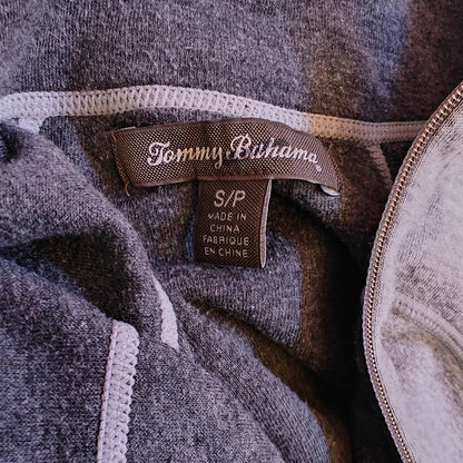 Gray Quarter-Zip Long-Sleeve Sweatshirt Dress