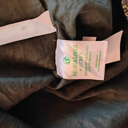 Green and Yellow Floral Long-Sleeve Mini Dress