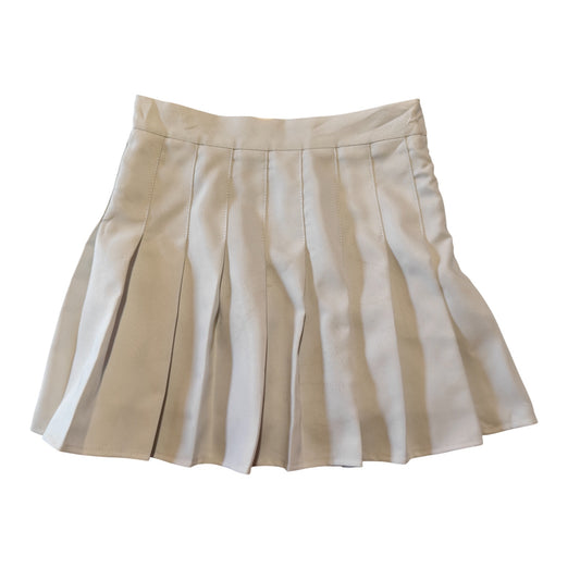 White Pleated Tennis Skirt