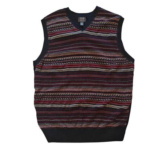 Navy Fair Isle V-Neck Sweater Vest