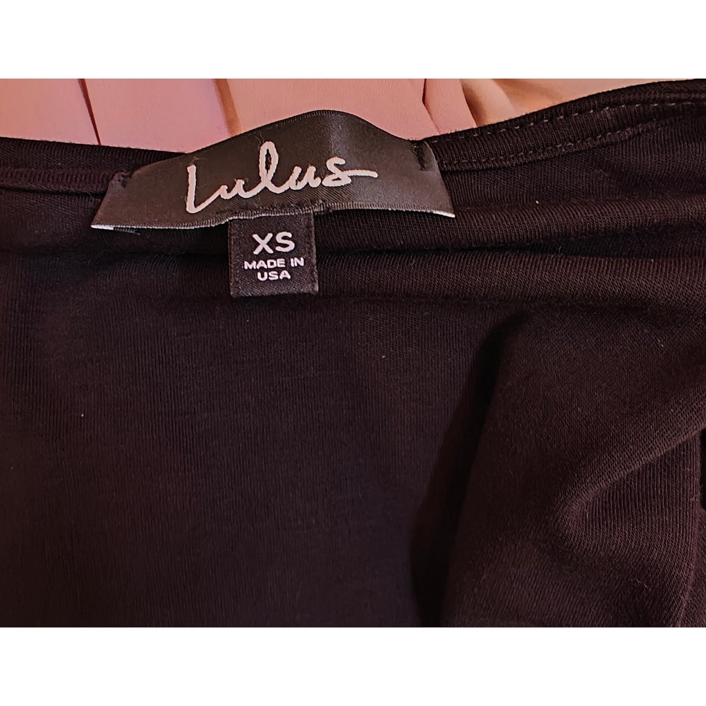 Black Mini Wrap Dress