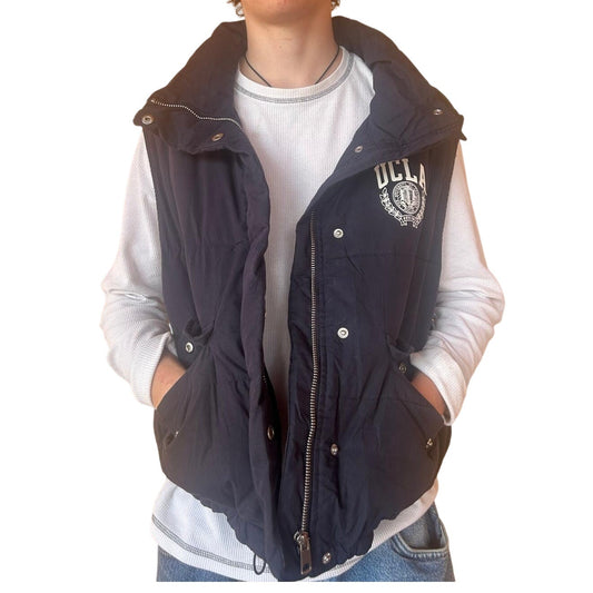Navy UCLA Puffer Vest
