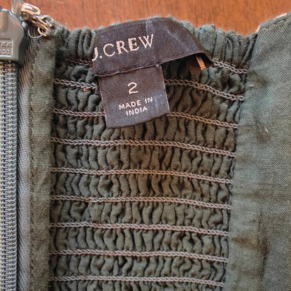 Green and Yellow Floral Long-Sleeve Mini Dress