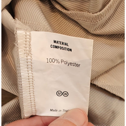 Nude Zip Front Bodycon Dress With Open Back