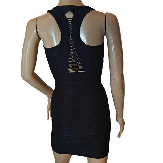 Black Bandage Bodycon Mini Dress