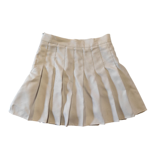 White Pleated Tennis Skirt