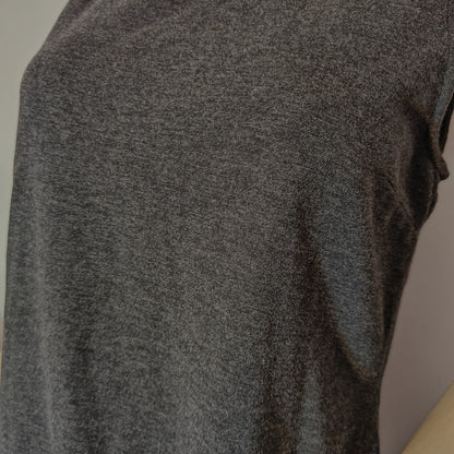 Charcoal Sleeveless Shift Dress