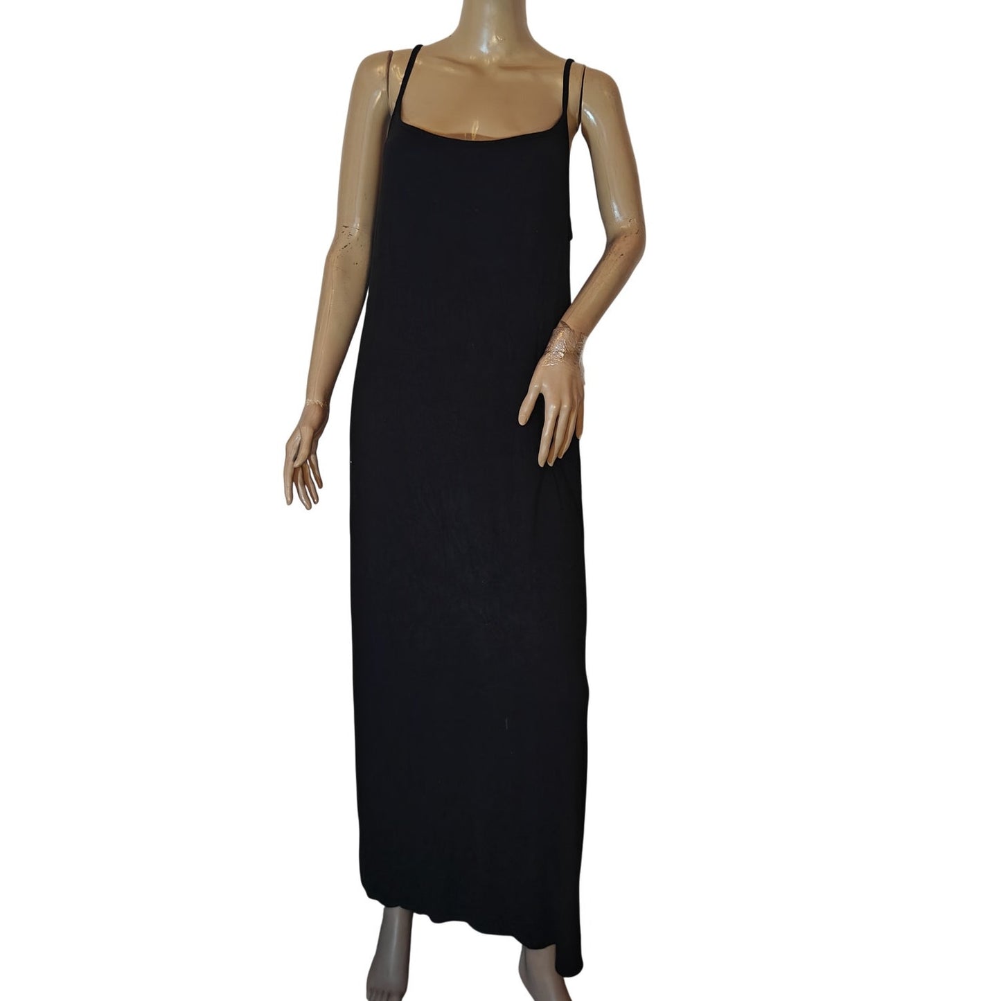 Black Maxi Slip Dress