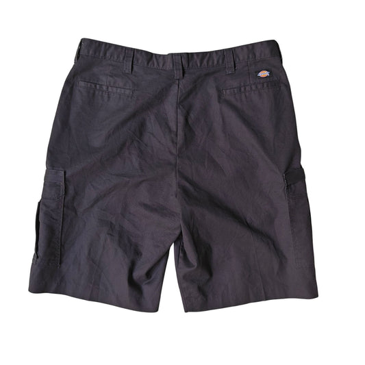 Black Cargo Work Shorts