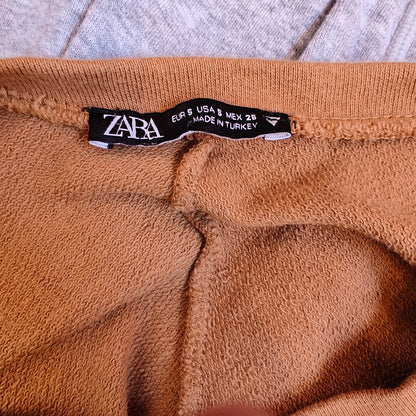 Mustard Long-Sleeve Sweatshirt Dress