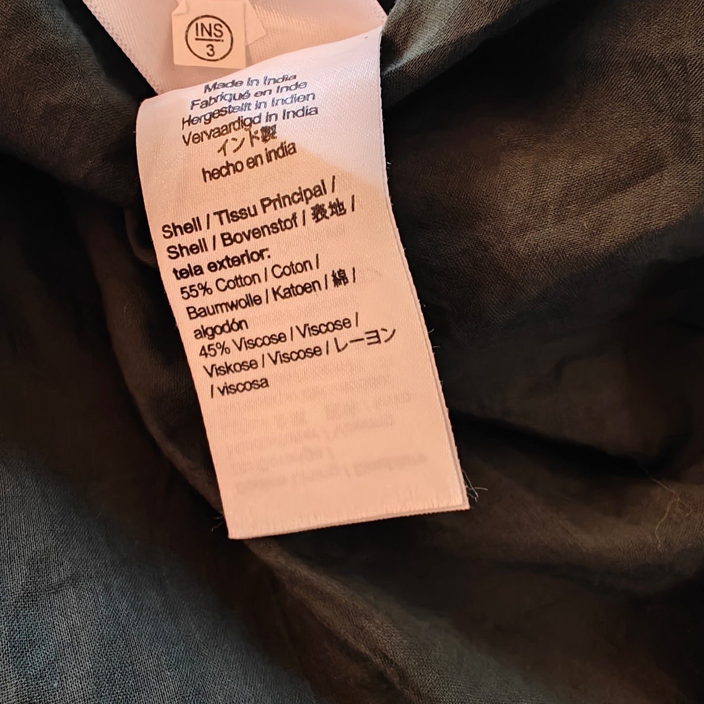 Green and Yellow Floral Long-Sleeve Mini Dress